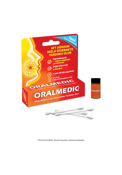 Oralmedic Aft (Ağız Yarası) Tek Kullanımlık Pamuklu Çubuklu Aplikatör