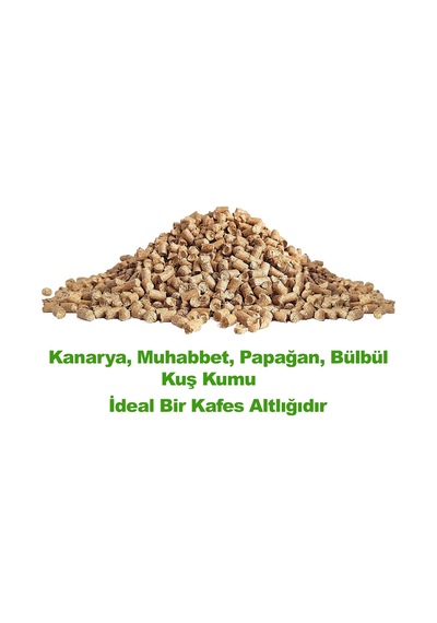 Bonnynice Bonny Nice Doğal Çam Pelet Evcil Kuş Kafes Altlığı 10 Kg 17 Lt 1 Adet