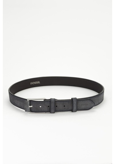 Fossil Hakiki Süet Deri 4 Cm Yarma Spor Kemer Gri Gri