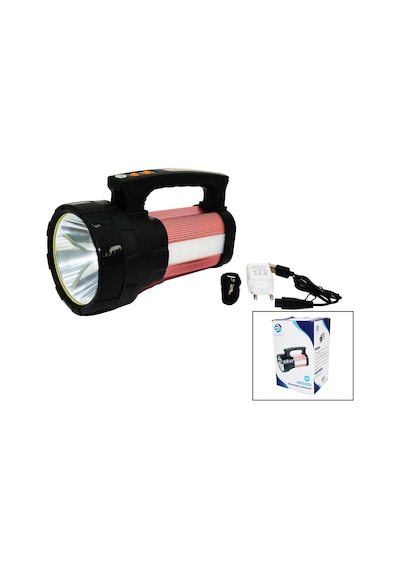 2in1 15w Cob Led - 28led Şarjlı El Feneri - Projektör1000mt- Powerbank - Su Geçirmez Bx40