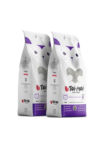 Toi Moi Lavanta Kokulu Sodyum Bentonit Kedi Kumu 2 x 10 L