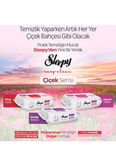 Sleepy 6'lı Tanışma Paketi 100 X 6 600 Yaprak Ve Rosıe Bebek Pamuğu Tekli