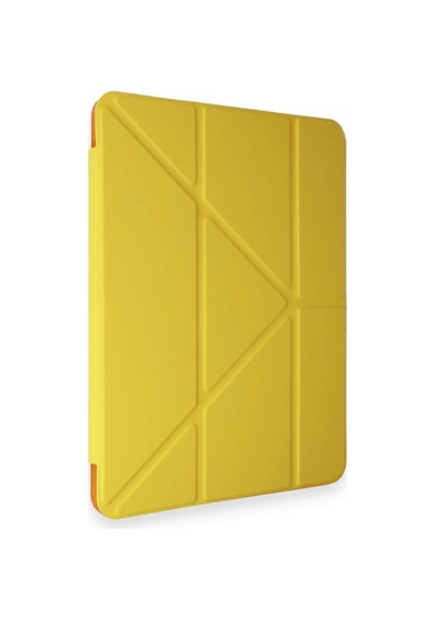 Cosmotex Newface iPad Uyumlu  Pro 11 2018 Kılıf Kalemlikli Mars Tablet Kılıfı - Açık Sarı