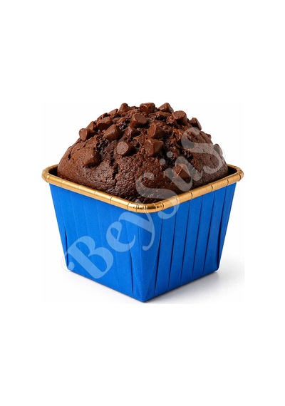 Muffin Kalıbı Kare Mavi