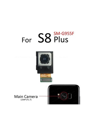Samsung Galaxy Uyumlu S8 Plus Arka Kamera