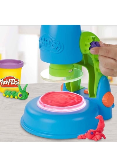 G0494 Play-doh Işıklı Mikroskop Oyun Seti +3 Yaş Çok Renkli