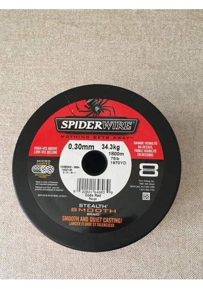 Spiderwire Stealth-Braid Serisi 8 Örgü İp Misina 0,30mm 1800m