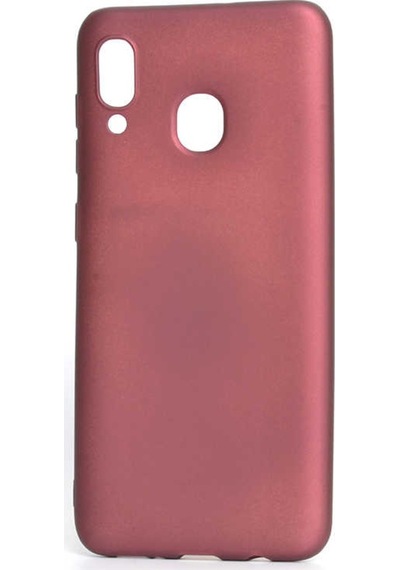 Samsung Uyumlu Galaxy A20 Kılıf Zore Premier Silikon Kapak-Siyah