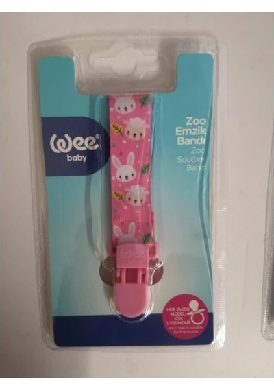 Wee Baby 913 Zoo Emzik Bandı Pembe Wee Baby 913