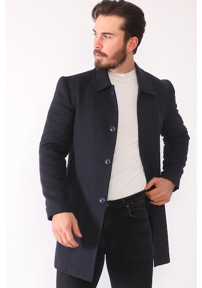 Plt8364 Dewberry Erkek Palto-lacivert Lacivert