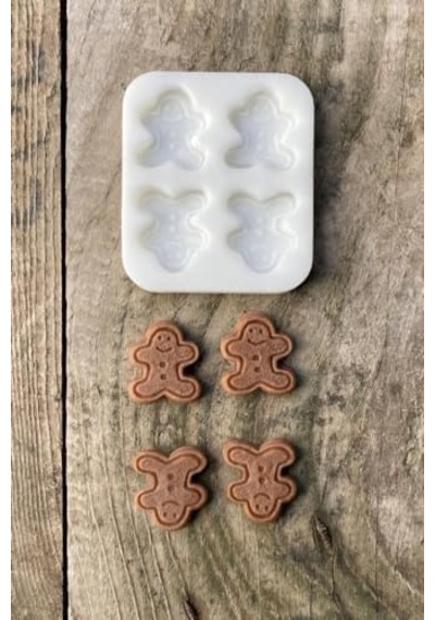 Ginger Bisküvi Mum Kalıbı Silikon 50 x 22