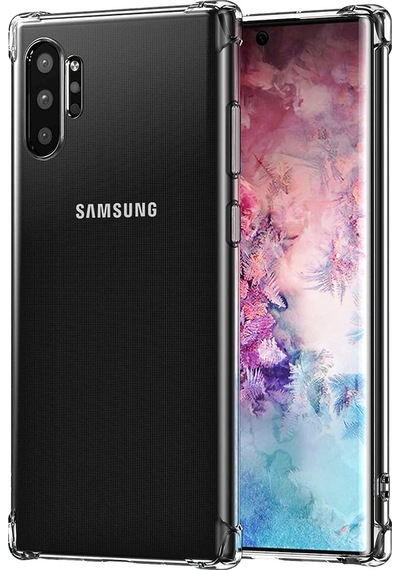 Samsung Uyumlu Galaxy Note 10 Plus Kilif Köse Korumali Seffaf Silikon 392996323