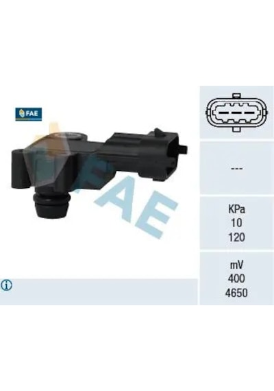 Emme Manifold Basınç Sensörü Astra H-j Insıgnıa A-corsa D-e Merıva B-mokka-1.4-1.8 Antara 2.4-3.0 Fae 93192107