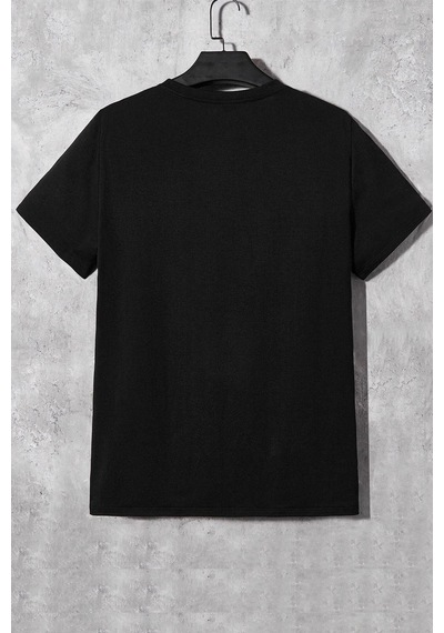 Flood Of Style Unisex K.atatürk Imza Baskılı T-shirt Siyah