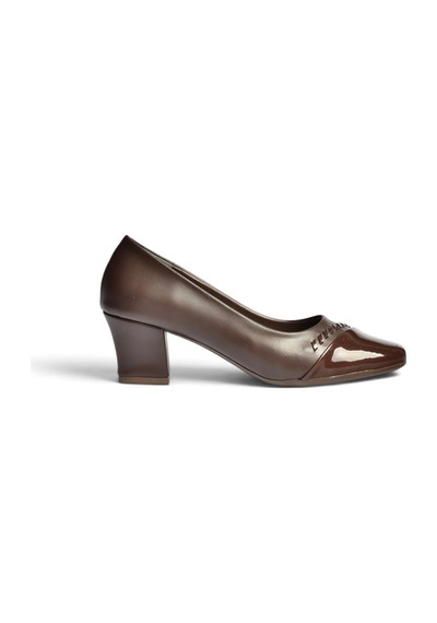 Fox Shoes Z820050609 Kahverengi Kalın Topuklu Kadın Ayakkabı