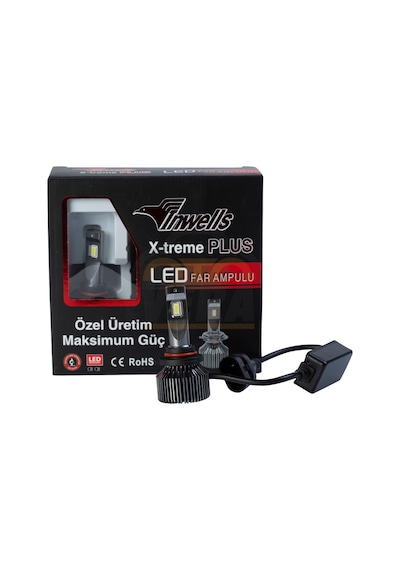 İnwells Led Xenon H11-H8-H9-H16 (Zenon) 15000 Lümen Güçlü Şimşek Etkili
