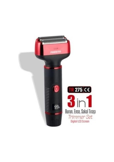 Powertec 3in1 Ense Burun Sakal Makinesi Tr-275