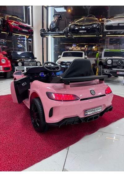 Poyraz Akülü Aşiret Paket Akülü Araba Özel Plaka 12v Pembe