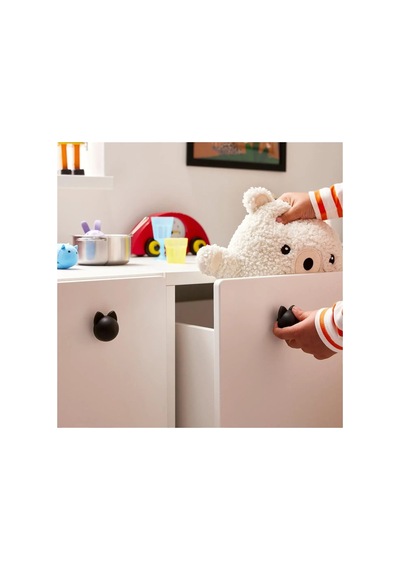 Ikea Grejsımojs 2'li Mobilya Kulpu 38 Mm Siyah