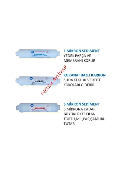 İhlas Aura Cebilon Silver Plus Platinum Uyumlu Filtresi 5'Li Filtre