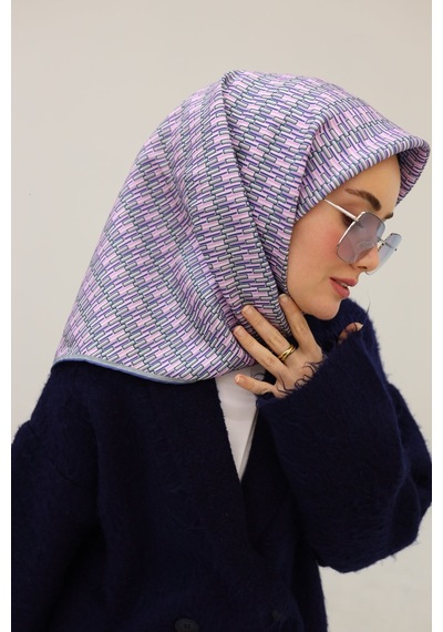 Silk Home Twill İpek Eşarp 11454-43 Saks, Pembe, Sisli Yeşil, Yeşil