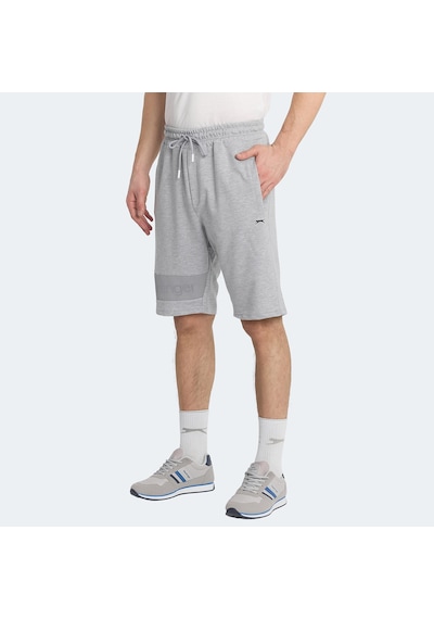 Slazenger NUKA Erkek Cepli Kapri Gri Şort