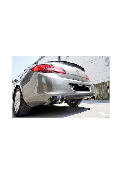 Opel Astra J Sedan Opc Difüzör + Egzoz Görünüm Parlak Siyah Difizör 2011 Ve Üzeri Arka+bodykit+ek