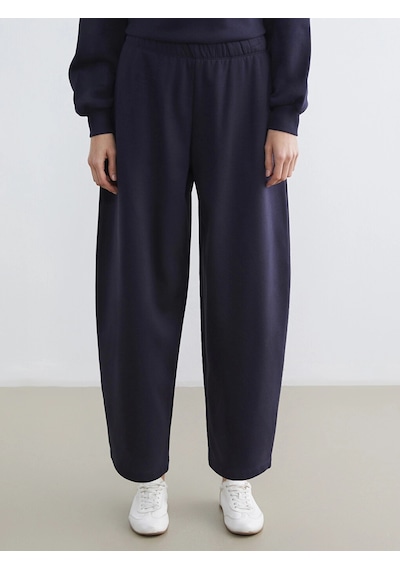 LC Waikiki Lcw Vision Lacivert Beli Lastikli Kadın Kalın Eşofman Altı Dark Navy