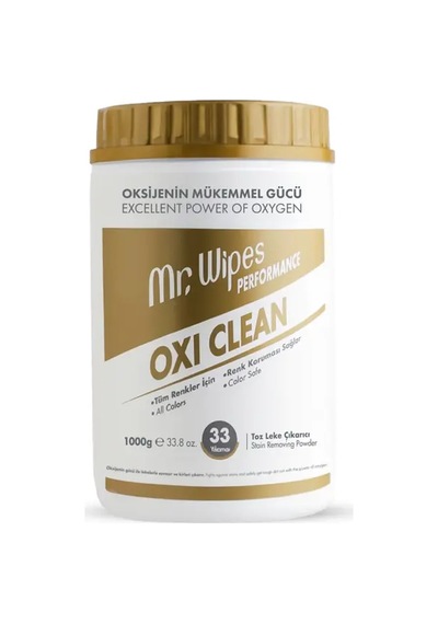 Mr. Wipes Performans Oxi Clean Leke Çıkarıcı 1000 Gr