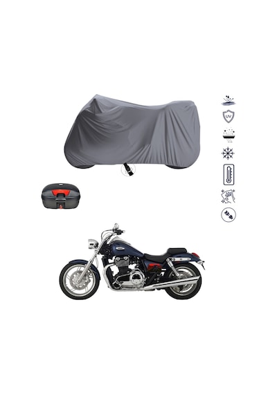 Triumph Thunderbrid ÇANTALI MOTOSİKLET BRANDA SU GEÇİRMEZ TOPCASE UYUMLU MOTOR BRANDA