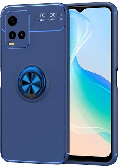 Vivo Y32 Kılıf Lens Yüzüklü Mıknatıslı Silikon Kapak
