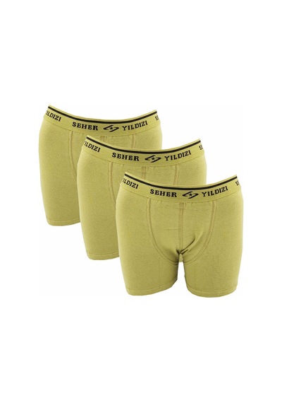 Seher Yıldızı Erkek Likralı Boxer 060 - 3 Adet 001