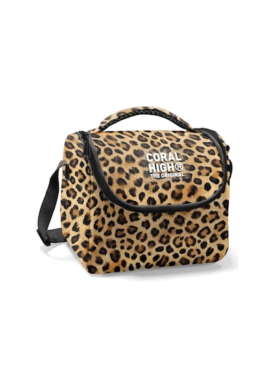 Coral High Thermo Beslenme Çantası - Kız Çocuk, Kahverengi Leopar Kahverengi