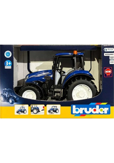 New Holland T5.120 Traktör Br02184 Çok Renkli