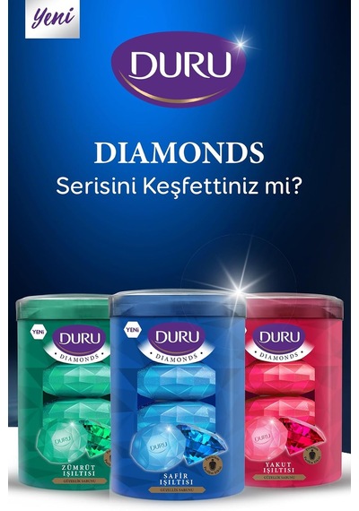 Diamonds Mystic Blue Sabun, 90gramx4 Diğer