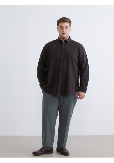 Lcwaıkıkı Classic Haki Büyük Beden Erkek Chino Pantolon