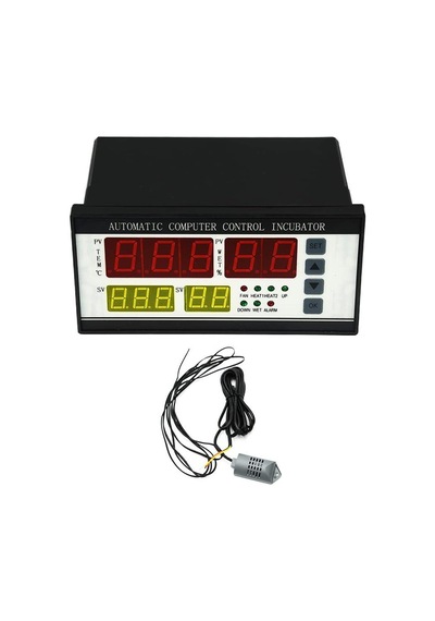 Xm-18 Ac 220v Dijital Nem Ve Sıcaklık Kontrol Cihazı Otomatik Kuluçka İnkübatör Termostat 220v