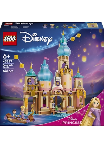 LEGO® ǀ Disney Princess Rapunzel’in Şatosu 43297 - 6 Yaş ve Üzeri Çocuklar için Yaratıcı Oyuncak Yapım Seti (676 Parça)