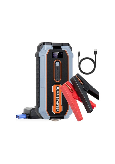 Akü Takviye Cihazı Usb Powerbank 12800 Mah 1200 Amper Fener Flaşör