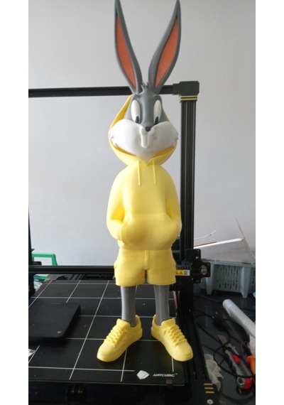 Sporcu Bugs Bunny 3d Figür 65 Cm