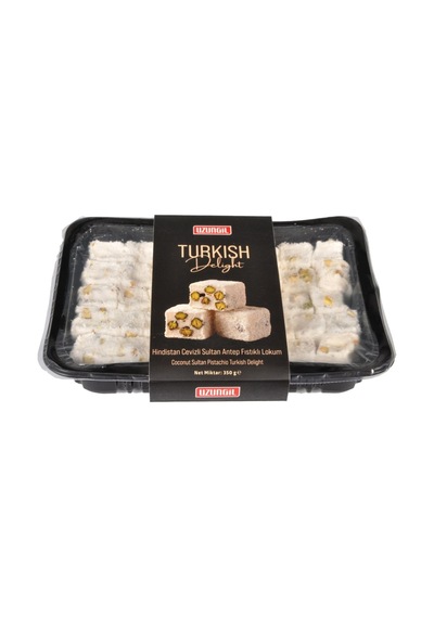 Uzungil Hindistan Cevizli Sultan Antep Fıstıklı Lokum 350 G - 2 Adet Tarı