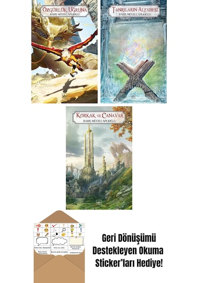 Özgürlük Uğruna + Tanrıların Alfabesi Perg Efsaneleri 4. Kitap + Korkak Ve Canavar Perg Efsaneleri 1