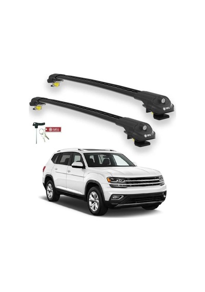 Turtle Volkswagen Atlas 2018-2025 Ara Atkı Air1 Siyah