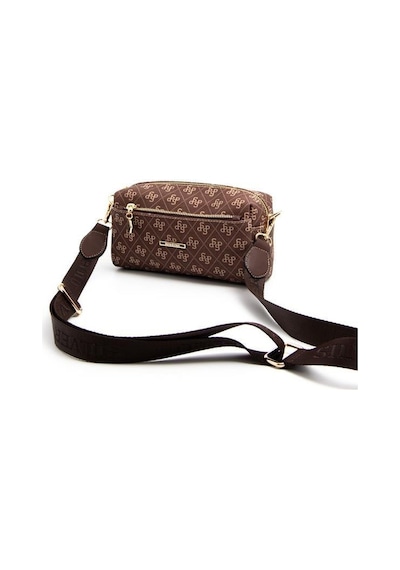 Silver Polo Sp1142 Kadın Çapraz Çanta Monogram Kahve-kahve