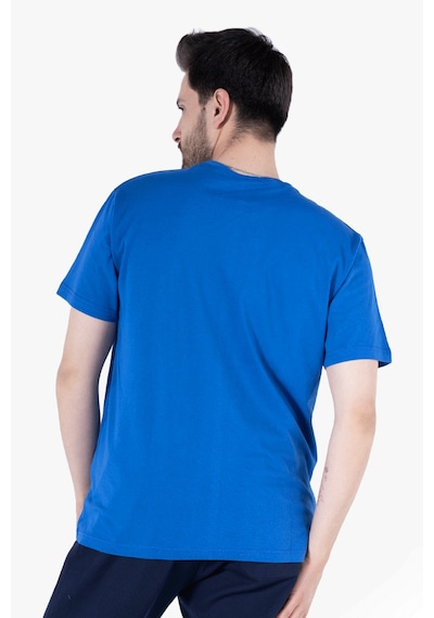 Yıldırımlar T-shirt Bisiklet Yakalı İş Tişörtü Saks Mavi