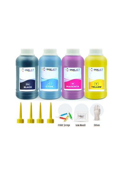 Bitmeyen Kartuş Inkjet Canon Mürekkep Seti 4X500 ML