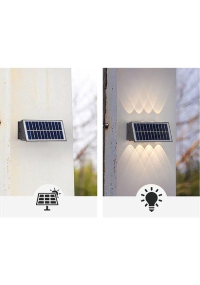 Cata Ct-8010-20 Watt Kos Solar Led Aplik Dis Mekan Günisigi Gün Işığı