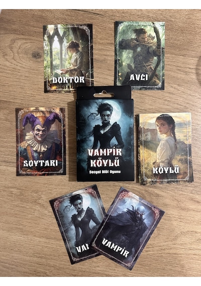 Vampir Köylü Blöf Kart Oyunu