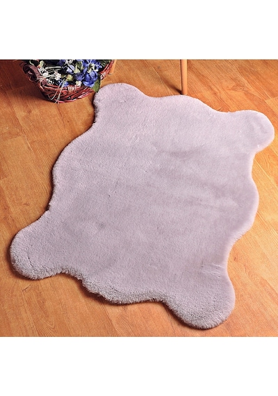 Soft Peluş Re x  Tavşanı Postu Gri