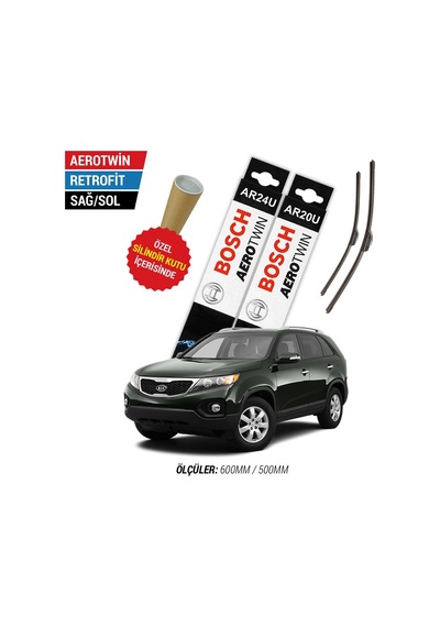 Bosch Aerotwin Kia Sorento Silecek Takımı (2010-2014)